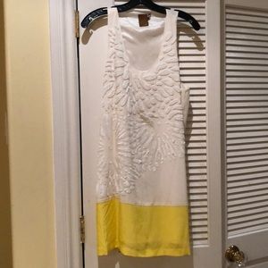 NWOT Ali Ro beaded and sequin silk  dress